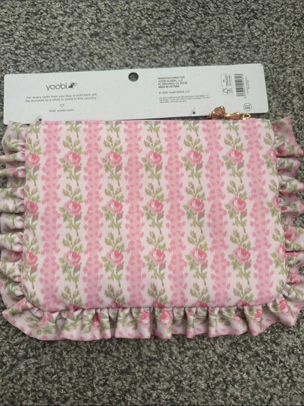 LoveShackFancy Pink Accessory Pouch
